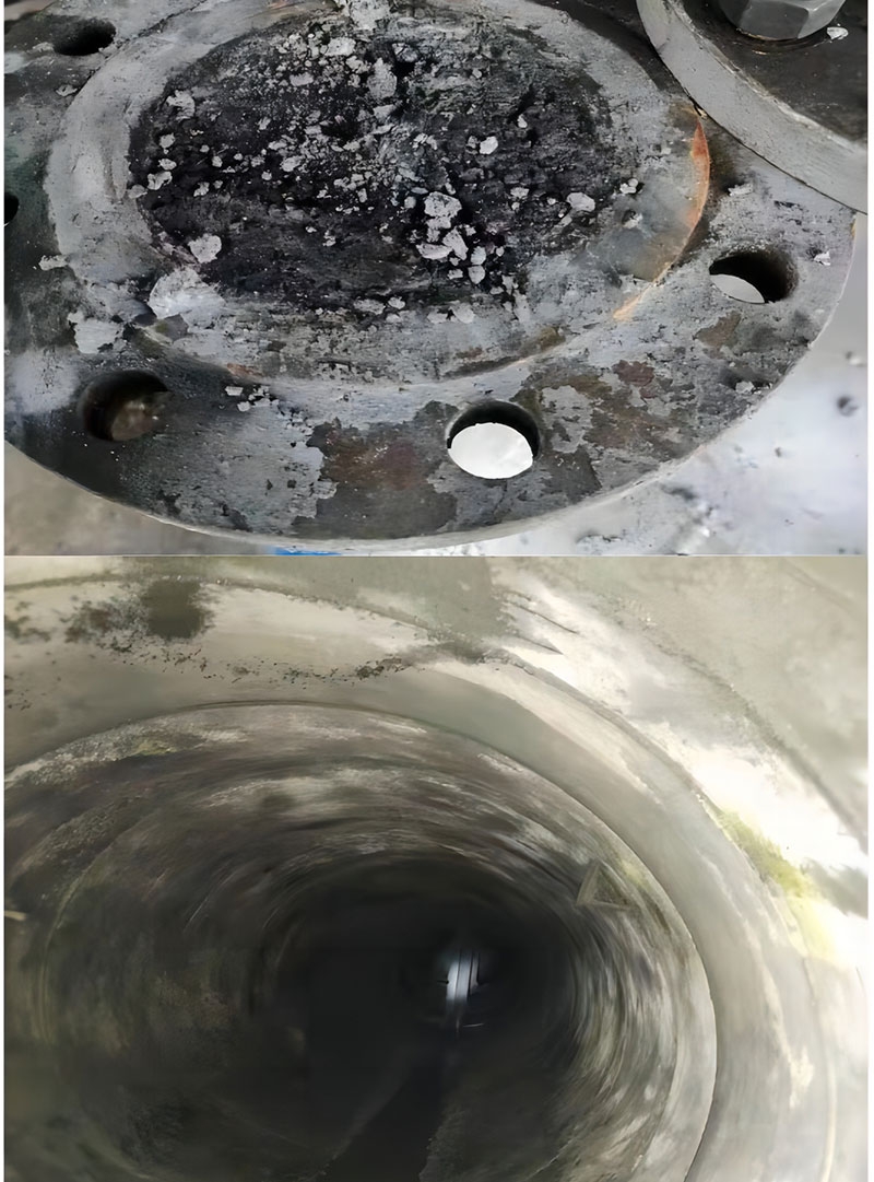管道清洗對比